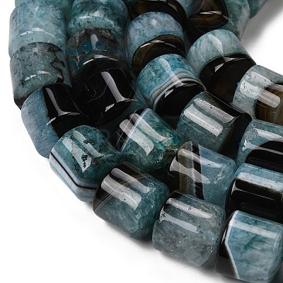 Natural Agate Beads Strands G-F820-P01-01H-1