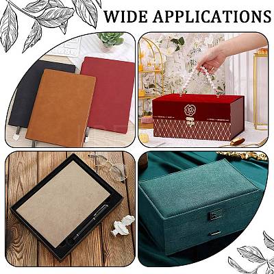 Faux Suede Book Covers DIY-WH0349-138A-1