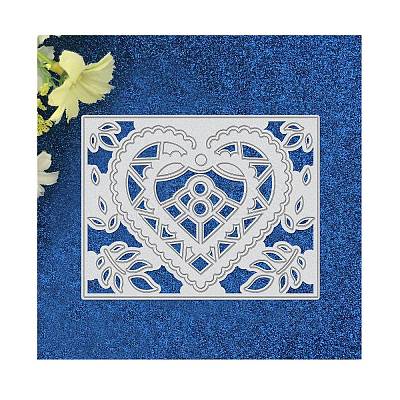 Heart Carbon Steel Cutting Dies Stencils DIY-WH0170-061-1