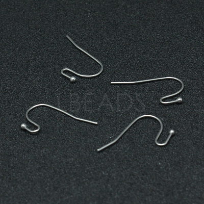 300Pcs 316 Surgical Stainless Steel Earring Hooks STAS-TAG0001-25-1