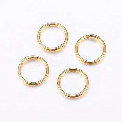 304 Stainless Steel Open Jump Rings STAS-O098-01G-18-01-1