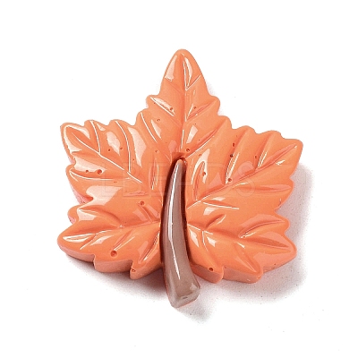 Autumn Theme Opaque Resin Cabochons CRES-A055-01A-1