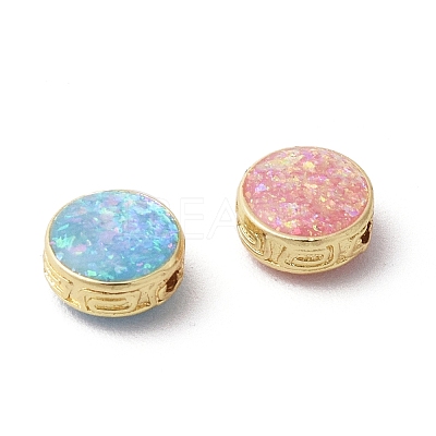 Rack Plating Brass Beads KK-Q020-02A-1