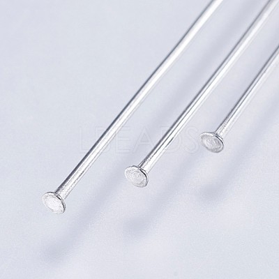 Tarnish Resistant 304 Stainless Steel Flat Head Pins STAS-F145-07P-0.6x35mm-1