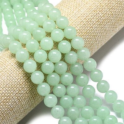 Natural Malaysia Jade Beads Strands G-L645-C01-10mm-12-1