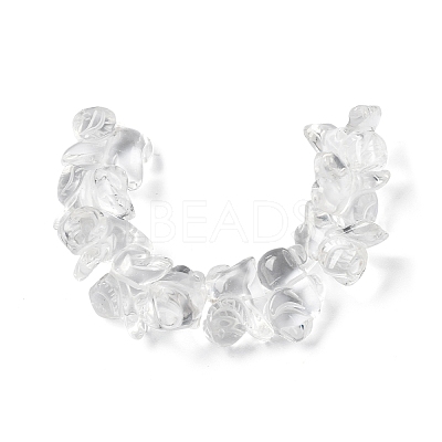 Chinese Zodiac Natural Quartz Crystal Carved Beads G-D300-01E-1