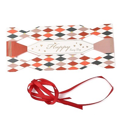 Hexagonal Candy Shape Romantic Wedding Gift Box CON-L025-B02-1