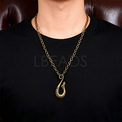 4Pcs 2 Colors Alloy S-Hook Clasps FIND-CP0003-48-1