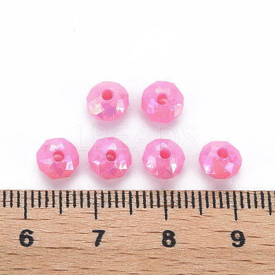 Opaque Acrylic Beads MACR-Q239-018C-07-1