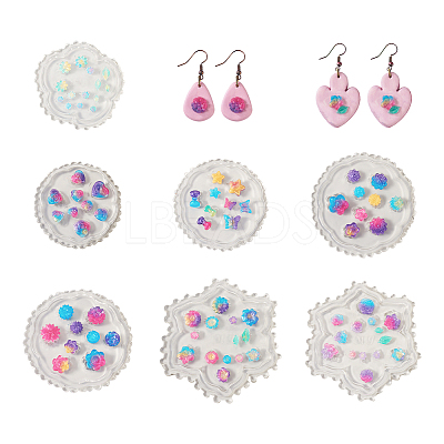 7Pcs 7 Style Nail Art Silicone Molds MRMJ-TA0001-19-1