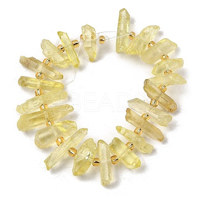 Natural Quartz Crystal Beads Strands G-F800-C18-1