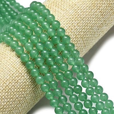 Natural Malaysia Jade Beads Strands G-L645-C01-6mm-13-1