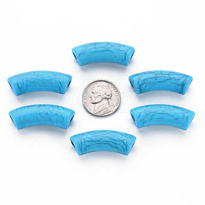 Opaque Crackle Acrylic Beads MACR-S372-001N-003-1