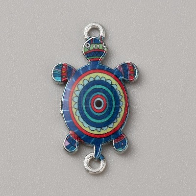 Alloy Enamel Connector Charms LS-ENAM-WH0061-47C-1