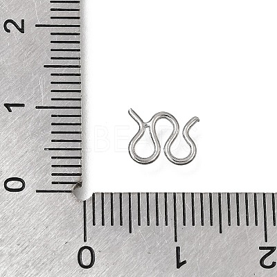 Brass M-Hook Clasps KK-CBA0DF0-14F-P-1
