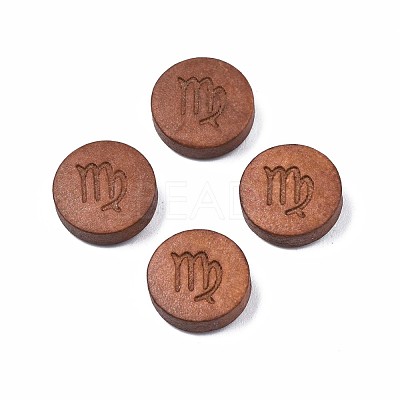 Laser Engraved Wood Beads WOOD-S053-53E-1