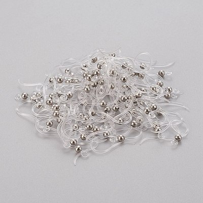 Eco-Friendly Plastic Earring Hooks STAS-K203-03P-1