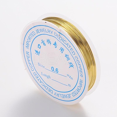 Round Copper Jewelry Wire CW0.6mm007-1