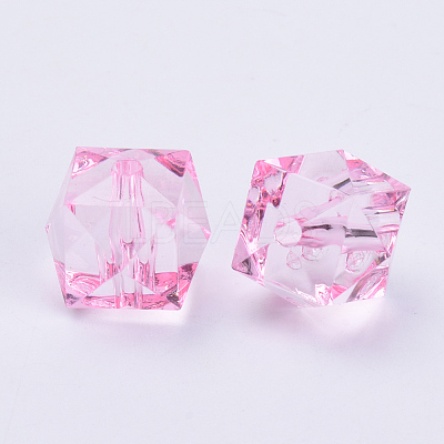 Transparent Acrylic Beads TACR-Q259-10mm-V03-1