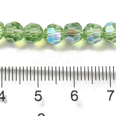Electroplate Transparent Glass Beads Strands LS-EGLA-A035-T6mm-L09-1