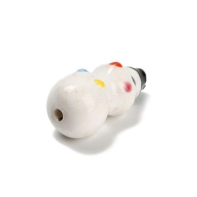 Christmas Handmade Porcelain Beads PORC-L081-01C-1