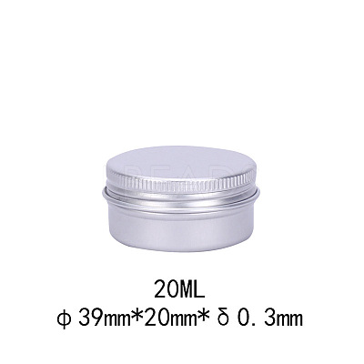 20ml Round Aluminium Tin Cans CON-L009-B02-1