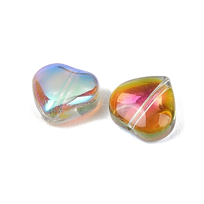 Electroplate Glass Bead EGLA-H102-08V-1