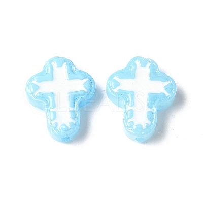 Baking Paint Glass Enamel Beads BLOW-D300-06B-1
