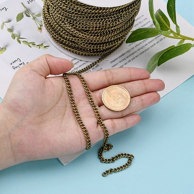 Iron Cuban Link Chains CH-R013-5x4mm-AB-NF-1