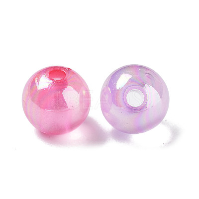 Transparent Acrylic Beads X-OACR-Z013-20-1