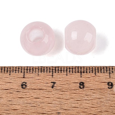 Natural Rose Quartz European Beads G-Q602-09A-07-1