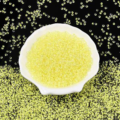 8/0 Inside Colours Transparent Glass Seed Beads SEED-T007-06C-1