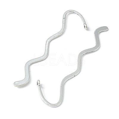 Zinc Alloy Wavy Bookmarks PALLOY-17-AS-FF-1-1
