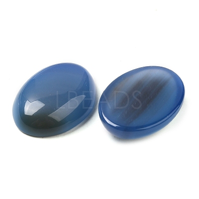 Natural Agate Cabochons G-K021-25x18mm-04-AB-1