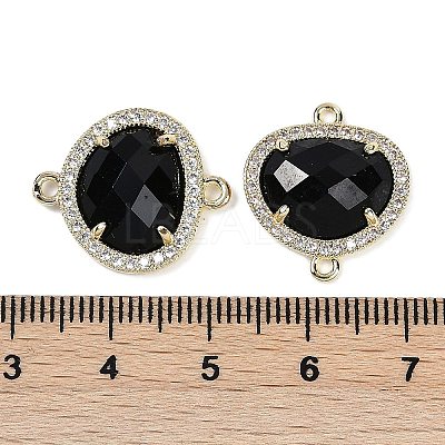 Natural Mixed Gemstone Faceted Oval Links G-B126-01G-1