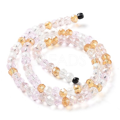 Glass Beads Strands EGLA-A034-M6mm-23-1