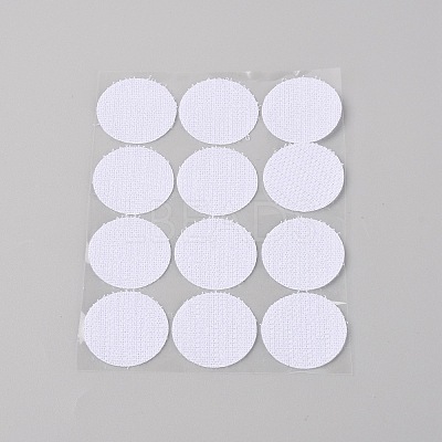 Flat Round Coins Hook and Loop Self Adhesive PJ-TAC0003-02A-1