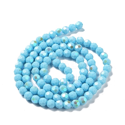 Opaque Glass Beads Strands EGLA-A035-P6mm-L08-1