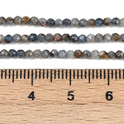 Natural Kyanite Beads Strands G-RM2025-A34-2mm-1