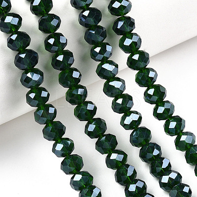 Electroplate Glass Beads Strands EGLA-A044-T2mm-A24-1