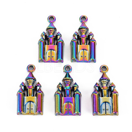 Rainbow Color Alloy Pendants PALLOY-S180-288-NR-1