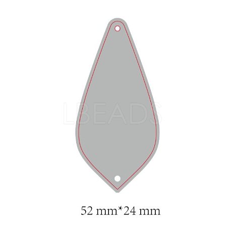 Carbon Steel Cutting Dies Stencils X-DIY-WH0158-09B-1