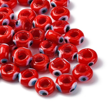 Handmade Evil Eye Lampwork Beads LS-LAMP-F021-01-03-1