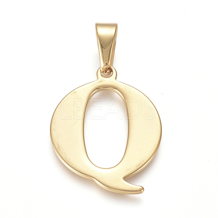 304 Stainless Steel Pendants STAS-F106-95G-Q-1