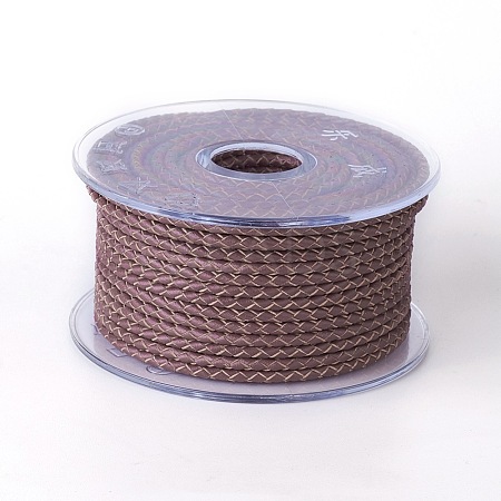 Braided Cowhide Cord WL-I004-3mm-B-15-1