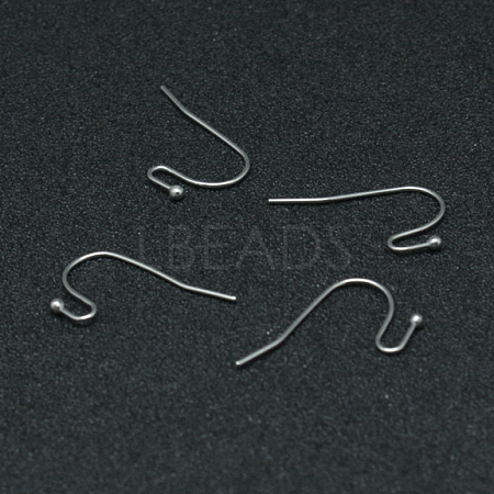 300Pcs 316 Surgical Stainless Steel Earring Hooks STAS-TAG0001-25-1