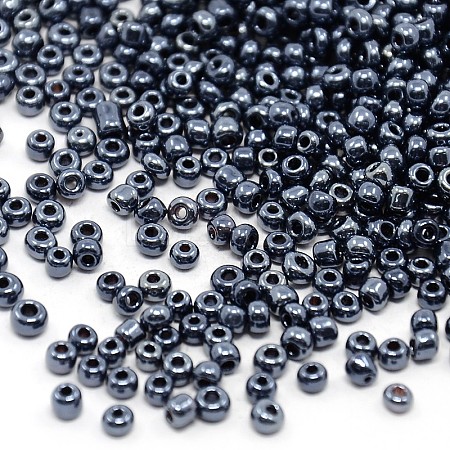 (Repacking Service Available) 8/0  Glass Seed Beads SEED-C018-3mm-606-1