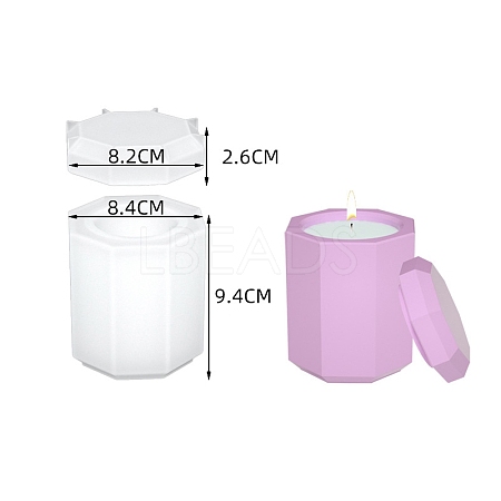 DIY Food Grade Silicone Candle Molds PW-WGEB139-04-1