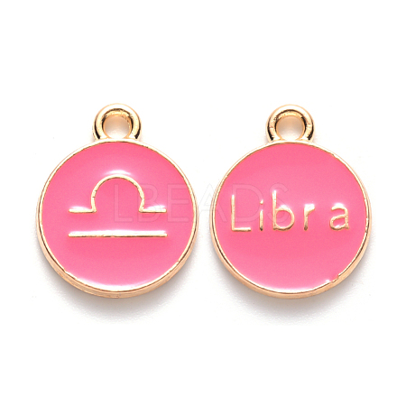 Alloy Enamel Pendants ENAM-S124-01B-03K-1