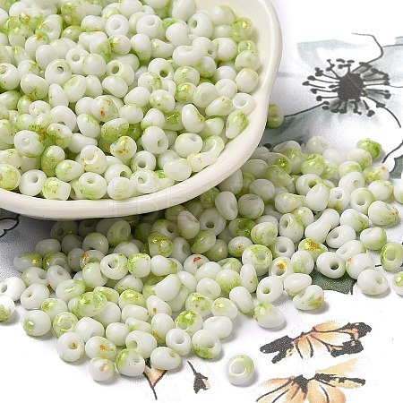 Baking Paint Glass Seed Beads SEED-F006-01A-07-1
